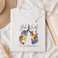 thumbnail image 2 of Jollimate Yah Weh Floral Lungs Shirt, Christian Faith Graphic Tee, Botanical Inspirational T-Shirt, Breath Speaks His Name Gift, 2 of 4