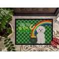 thumbnail image 3 of Bichon Frise St. Patrick's Day Indoor or Outdoor Mat 24x36 36 in x 24 in, 3 of 5