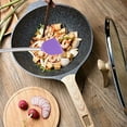 thumbnail image 3 of Non Scratch Kitchen Tool, Ergonomic Handle, Silicone Turner for Cooking, Easy Cleaning, Food Grade Silicone, Stay Cool Handle, Suitable for Various Cooking Tasks, Purple, 3 of 3