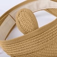 thumbnail image 6 of AJGRHE Children Open Top Sun Visor Hat Cute Cartoon Korean Style Baby Summer Cap Breathable Lightweight Outdoor Beach Bucket Headwear for Toddler Boys Girls Khaki 2-6, 6 of 6