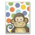thumbnail image 1 of Lil Copain Singe avec Polka Dots Plaque Murale, 1 of 1