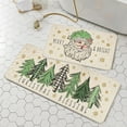 thumbnail image 4 of Todaioua Christmas Kitchen Rugs Set of 2 Merry Christmas Tree Kitchen Mats Winter Holiday Christmas Rug Non-Slip Floor Mat Xmas Farmhouse Decorations for Home Kitchen Bathroom - 16x24 and 16x47 Inch, 4 of 6