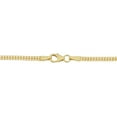 thumbnail image 2 of KoolJewelry 10k Yellow Gold 5.4mm Braided Curb Link Bracelet (7.5 inches), 2 of 4
