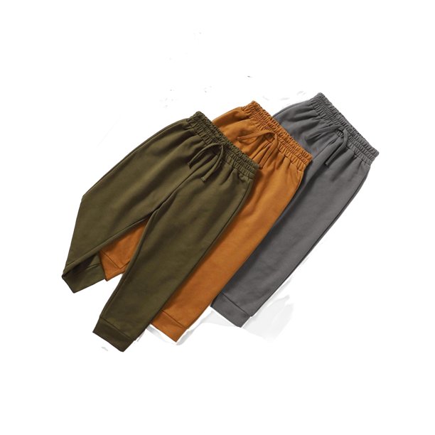 3pcs Solid Multicolor Toddler Boy Sweatpants ( Boy's)