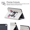 thumbnail image 6 of Galaxy Tab A 8.0 (2019) Case P200 P205, Allytech Slim Cute Pattern PU Leather Folio Stand Cards Slots Wallet Case Cover for Samsung Tab A with S Pen 8.0 Inch Tablet SM-P200/SM-P205, Shy Panda, 6 of 7