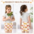 thumbnail image 3 of joogoo Orange Bows Girls Lined Shorts Bike Dance Bottoms 5T, 3 of 7