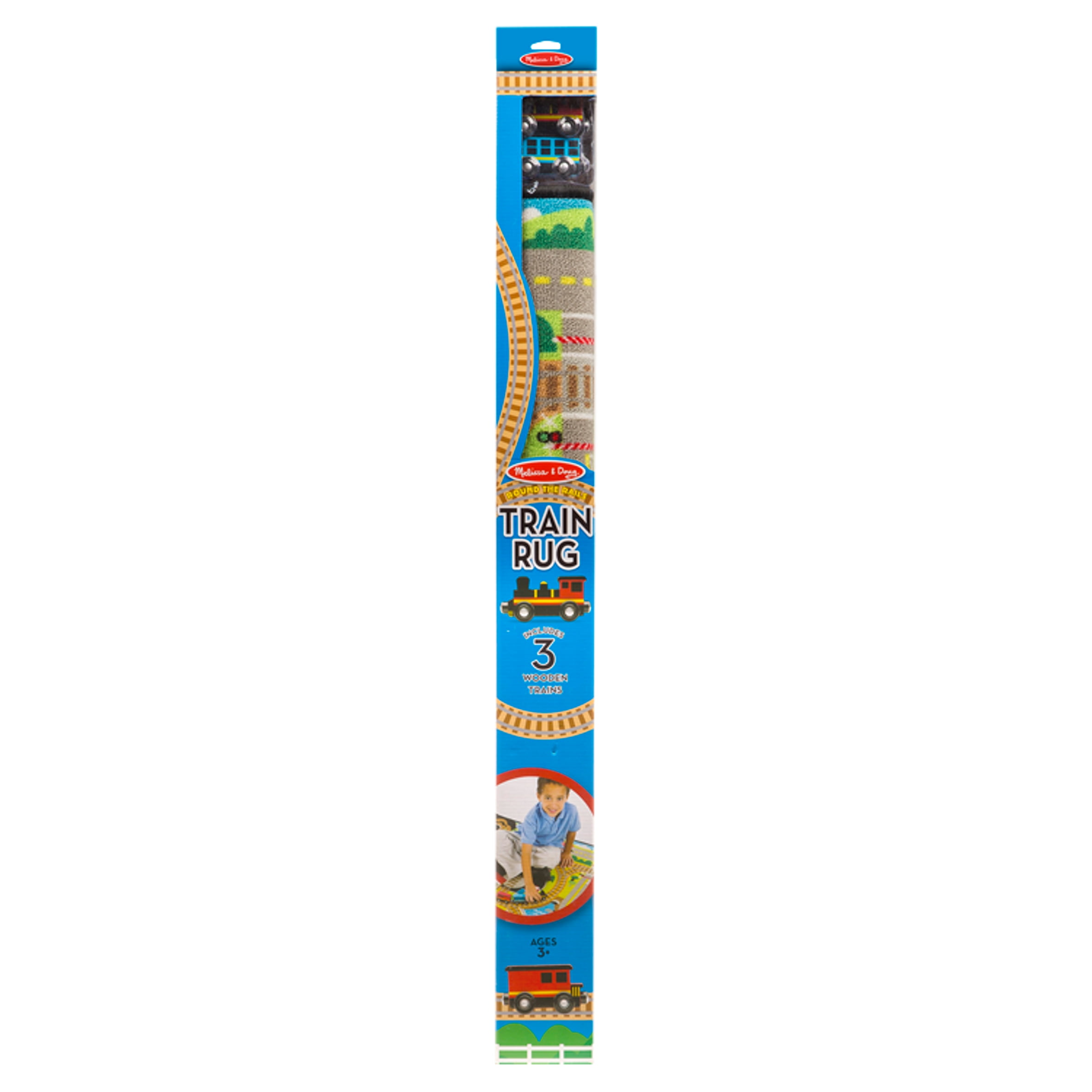 melissa and doug train rug