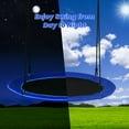 thumbnail image 4 of Costway 40" Saucer Tree Swing 660 LBS for Kids Adults Outdoor with LED Lights Blue, 4 of 10