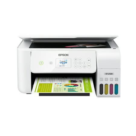 Epson EcoTank ET-2720 Wireless Color All-in-One Supertank Printer with Scanner and (Best Printer For Occasional Home Use)