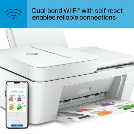 HP DeskJet 4152e All-in-One Color Inkjet Printer with 3 Months Instant Ink Included with HP+