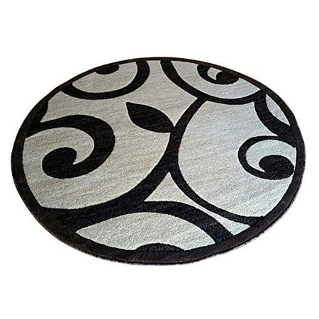 Carpet King Modern Round Contemporary Area Rug Beige Brown Americana Design 154 5 Feet 3 Inch X Canada Carpet King Modern Round Contemporary, 3 Inch Round Rugs