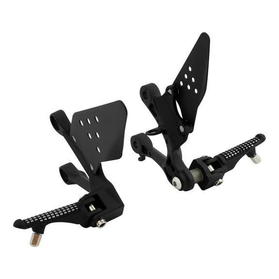 Front Foot Pegs Footrest Bracket Set For KAWASAKI Ninja ZX6R 2009-23 ZX636 2013-2023