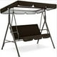 thumbnail image 2 of Funda para silla de columpio para jardín al aire libre, patio, silla de columpio, asiento y cubierta superior, toldo para sombrilla, color negro Methold  HA005105-16, 2 of 6