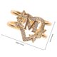 thumbnail image 2 of unbranded Anillo Ajustable De Y Dorado Para Mujer Anillo De Fantasía Único Y Apilable, 2 of 6