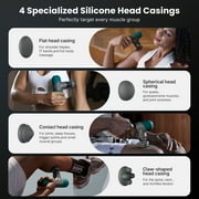 RENPHO Mini Massage Gun with Heat, Neck and Back Massager for Pain Relief Deep Tissue, FSA HSA Eligible, Fathers Day Gift for Dad Men