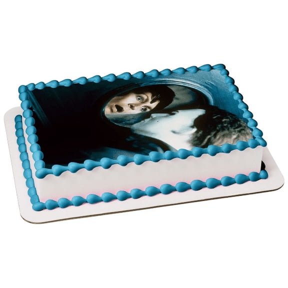 TNCT Multicolor Halloween Michael Myers Laurie Strode Edible Cake Topper, 8" x 10.5"
