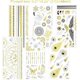 thumbnail image 2 of 12 Sheets Flash Gold Temporary Tattoo Kit Sticker Metallic Tattoo Stikers Fake Waterproof Glitter Tattoo Sticker, 2 of 5