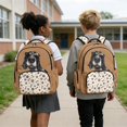 thumbnail image 5 of Xixirimido Spaniel Dog Bone Paws Print Kids Backpack for Boys Girls Elementary Students Bookbag Middle High School Bag Lightweight Backpacks Laptop Bag 17", 5 of 8