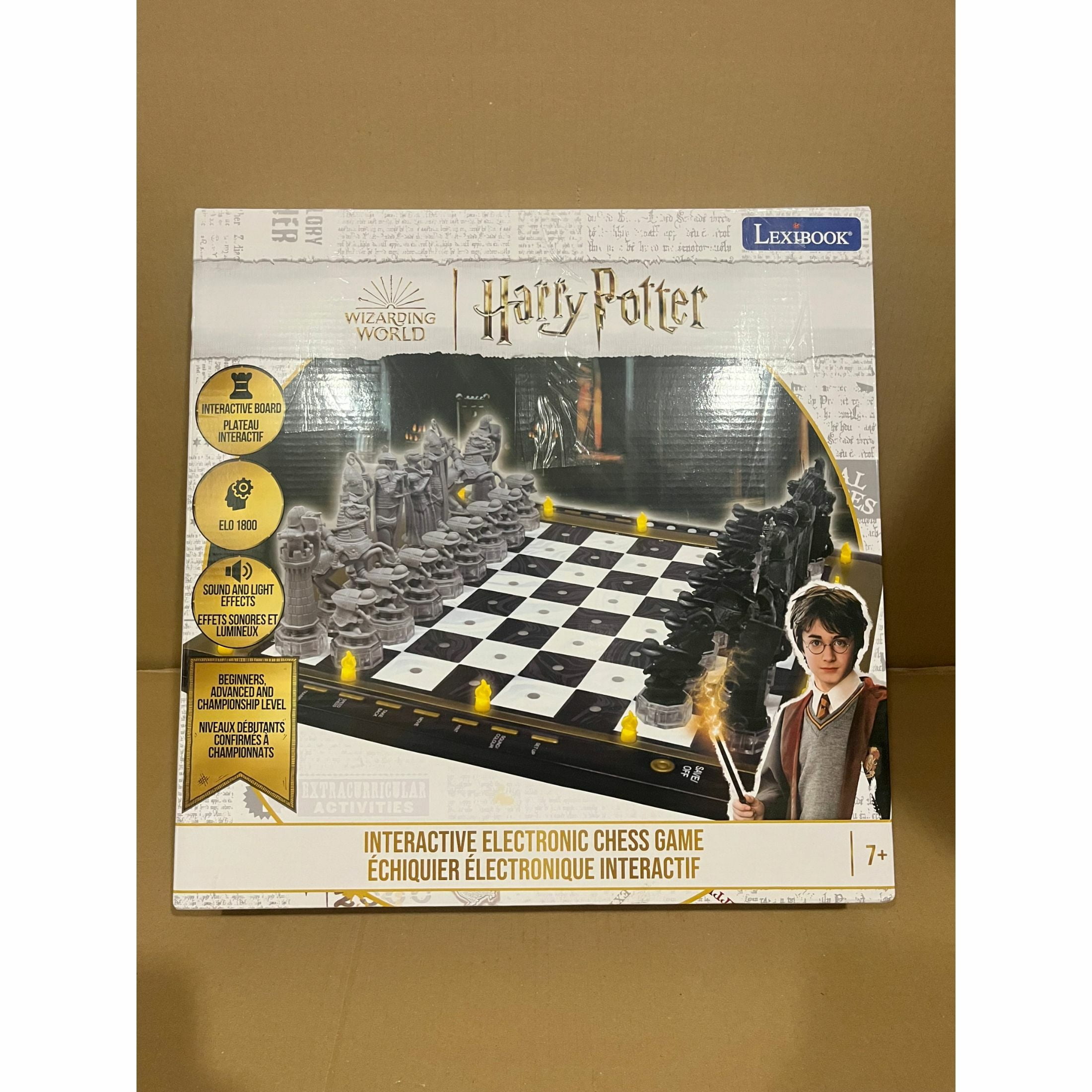 Lexibook Harry Potter Electronic Chess Game with Tactile Keyboard, Plastic  - Black