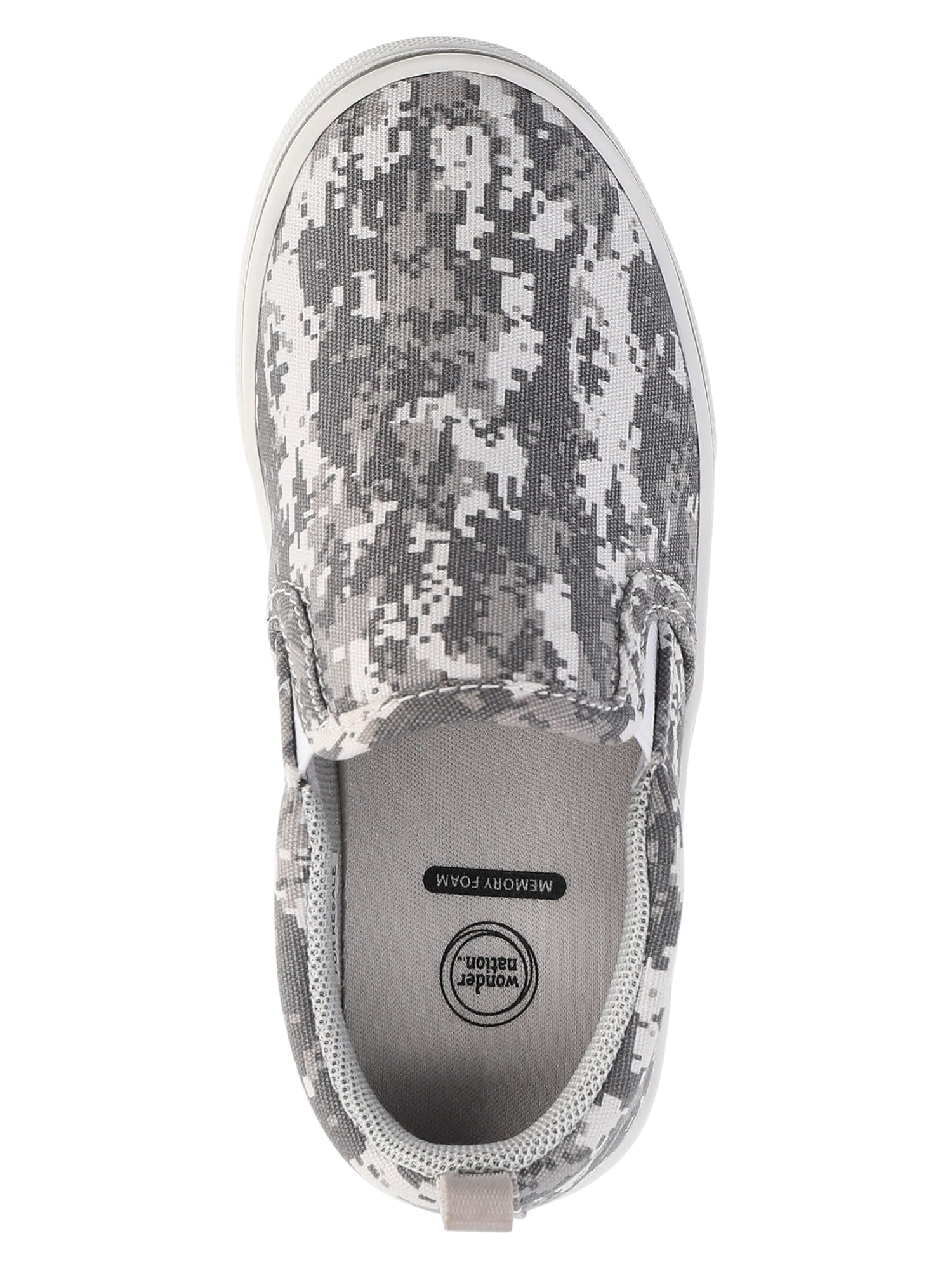 Wonder Nation Toddler Boys Casual Slip On Sneakers