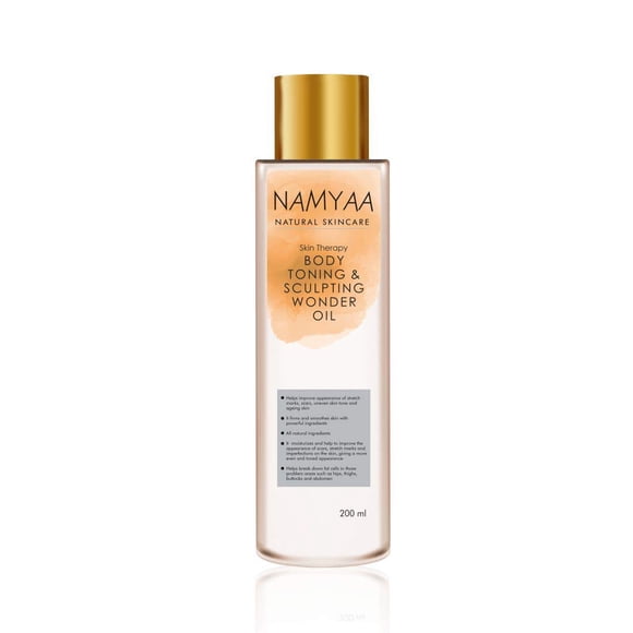 Namyaa Natural Science Body Toning/Sculpting Wonder Oil For Scars/Stretch Mark/Ageing/Firming/Nourishment, 200 ml