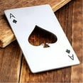 thumbnail image 3 of Bottle Opener-Stainless Steel Credit Card Size Casino Bottle Opener for Your Wallet-2 pcs, 3 of 4