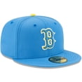 thumbnail image 3 of Men's New Era Light Blue Boston Red Sox 2021 City Connect 59FIFTY Fitted Hat, 3 of 5