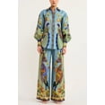 thumbnail image 5 of AURA Women 2 Piece Printed Outfit Puff Sleeve Top and Pants Set, Animal Print Fall Fashion S-XXXL, 5 of 8