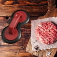 thumbnail image 2 of Moyic Prensa para hamburguesas ABS, doble agujero, antiadherente, forma redonda, máquina para hacer hamburguesas, carne, cocina, Cocina y Comedor, 2 of 6