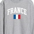 thumbnail image 3 of Instant Message - France Flag - Men's Long Sleeve T-Shirt, 3 of 6