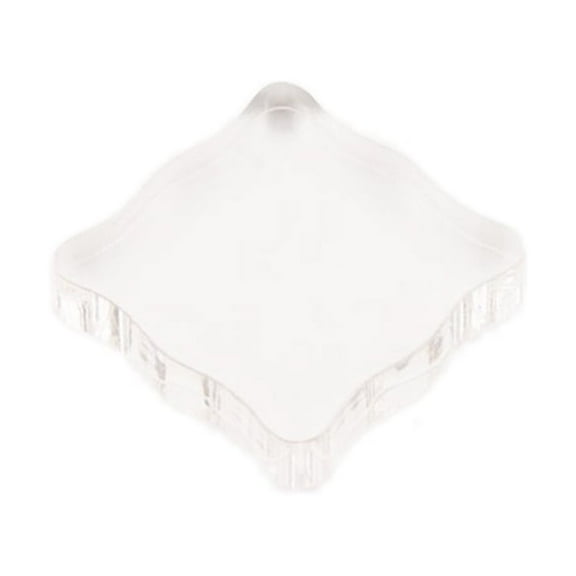 FELTECHELECTR Acrylic Stamping Block for Planner Stamps and Card Making Crafts Clear 5*2In 1Set