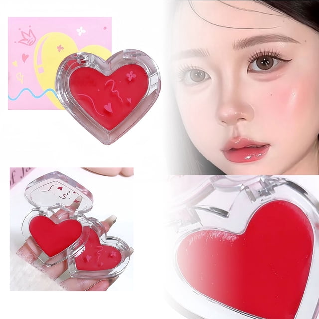 WIFKLSIIPG Love Girl Single Color Full of Use Water Based Three Face Natural Purpose