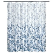 Allure Home Creations Ombre Vine Floral Shower Curtain Navy