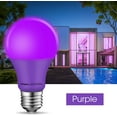 thumbnail image 3 of E Energetic Lighting LED 3 w (40 w Equivalent) Purple Decorative Light Bulbs, (2 Pack), 3 of 7