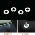 thumbnail image 3 of Fule Pin Cover Trim Door Lock Rings Accessories Aluminum Easy To Install For Mercedes-Benz C E GLC Class W205 Useful, 3 of 10