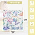 thumbnail image 2 of SKYSONIC 3 PCS Cute Axolotl Baby Muslin Washcloths, Watercolor Face Towel Burp Cloths Ultra Soft Absorbent Cotton Bath Wipes Towels for Newborn Boys Girls, 2 of 7