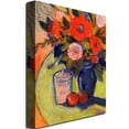 thumbnail image 4 of Shelia Golden 'Red Flowers with Jar' Canvas Art, 4 of 4