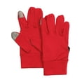thumbnail image 2 of Conductive Patch Touch Screen Spandex Gloves, Red, 2 of 2