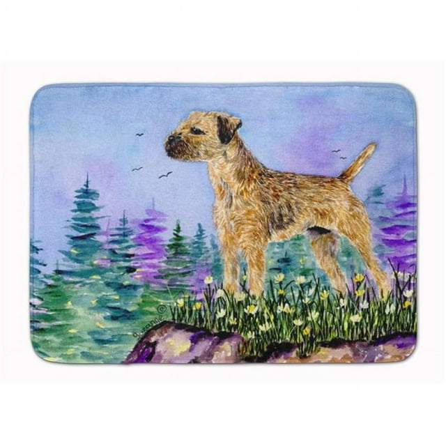 Carolines Treasures SS8664RUG Border Terrier Machine Washable Memory Foam Mat