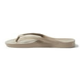 thumbnail image 3 of Archies Unisex Arch Support Flip Flops Taupe - TAP-HAS, 3 of 7