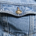 thumbnail image 5 of POINTERTECK Men Denim Jacket Solid Color Lapel Button-Down Coat Casual Slim Fit Jacket, 5 of 5