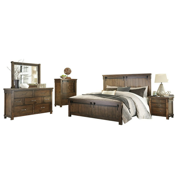 Ashley Furniture Lakeleigh 5 Pc Bedroom Set Queen Panel Bed