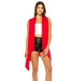 thumbnail image 4 of Women's Casual Solid Vest with Dramatic Hi-Low Hem, 4 of 6
