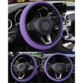 thumbnail image 2 of 38CM Ice Car Auto Silk Steering Wheel Cover Anti-slip Wheel Protector, 2 of 9