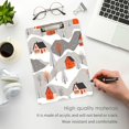 thumbnail image 3 of FORMRS Acrylic Clipboard with Low Profile Clip Standard A4 Letter Size, 12.5" x 9", Snow Cartoon Houses, 3 of 8