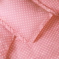 thumbnail image 3 of Superior 600 Thread Count Polka Dots Cotton Blend Pink Duvet Cover Set, King/ California King (2 Count), 3 of 8