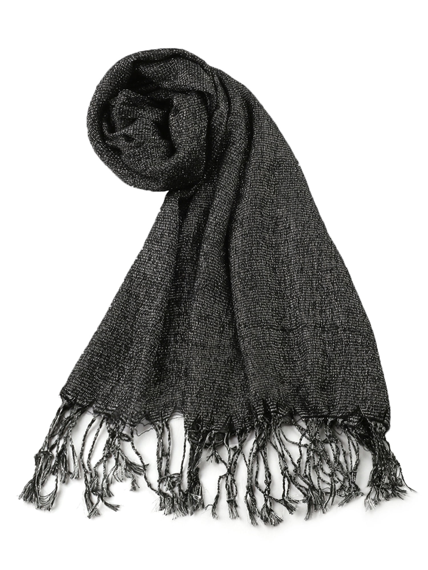 black and white shawl wrap