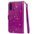 thumbnail image 6 of Dteck Wallet Case for Samsung Galaxy S23 FE,Magnetic Handbag Zipper Pocket PU Leather Flip Case with 3 Card Slots and Wrist Strap Folio TPU Inner Stand Cover,Purple, 6 of 6