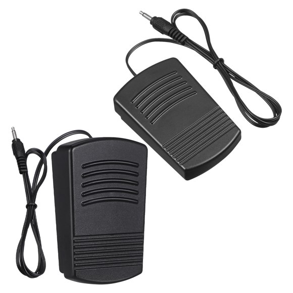 BEADCEST 2Ud Pedal Para Máquina De Coser Hogar Pie Controlador Con Cable Negro Antideslizante
