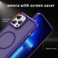 thumbnail image 4 of Dteck for iPhone 13 Pro Max Case with Magnetic, Compatible with MagSafe, Military Drop Protection Slim Translucent Matte Shockproof with Anti-Fingerprint Phone Case,Purple, 4 of 8